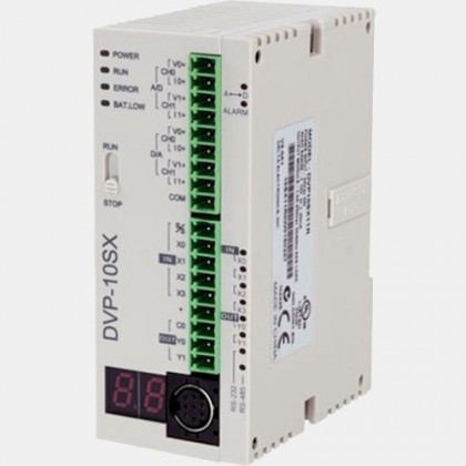 Sterownik PLC 4wejść i 2 wyjść NPN DVP10SX11T Delta Electronics